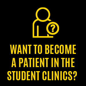 Want to become a patient in the student clinics?