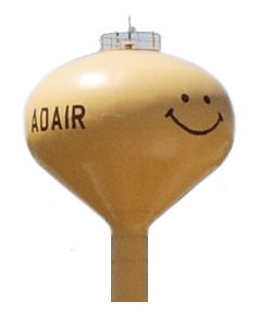 Adair water tower